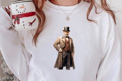 Vintage Christmas Magic Clipart, Christmas Clipart Product Image 2