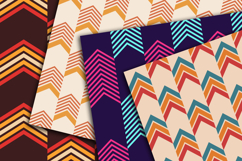 10 arrows seamless vector color patterns Product Image 2