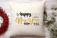 Happy new year y'all SVG, Happy New Year SVG Product Image 2