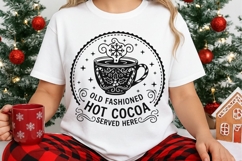 Old Fashioned Hot Cocoa Served Here Svg, Hot Chocolate Svg. Product Image 3
