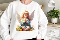 Easter Fairy Sublimation Clipart, Spring Fairy Clipart Product Image 2