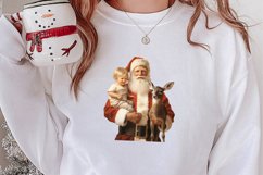 Vintage Christmas Clipart Sublimation, Christmas Clipart Product Image 2