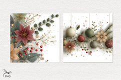 Christmas digital paper, background clipart Product Image 2