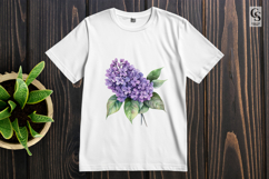 Lilac Flower Clipart Sublimation PNG Product Image 2