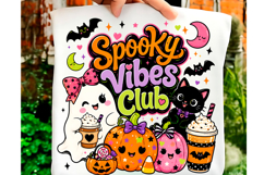 Spooky Vibes Club Halloween PNG Product Image 1
