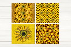 Glitter Sunflowers with Leopard Print |Skinny tumbler bundle Product Image 2