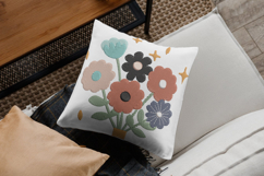 Colorful Flower Vase Embroidery Design Product Image 2