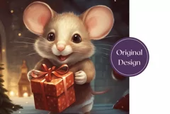 Christmas Tumbler Sublimation, Christmas Mouse Tumbler PNG Product Image 2