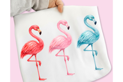 Preppy Flamingo Trio PNG, Hello Summer Flamingo PNG, Summer Product Image 9