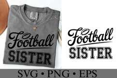 Football Sister Svg | Game Day Svg | Sport Svg| Shirt Svg Product Image 3