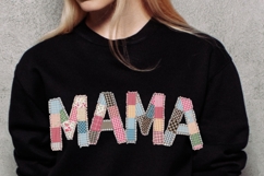 Vol.5 Patchwork Fabric Mama - PNG Product Image 2