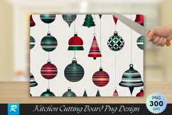 Minimalist Ornaments Bamboo Cutting Board PNG Design Product Image 1