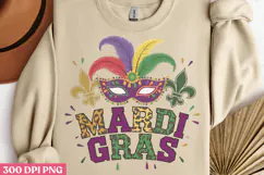 Mardi gras PNG, Mardi Gras Sublimation PNG Product Image 2
