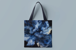 Blue Gold Marble Digital Paper Product Image 2