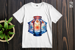 Colorful Lantern Clipart Sublimation PNG Product Image 2