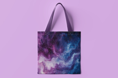 Purple Galaxy Digital Paper Product Image 2