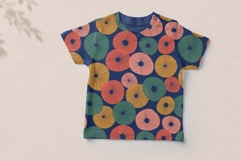 Abstract Retro Circles Pattern Product Image 2
