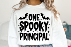 One Spooky Principal Svg | Halloween Svg | Shirt Svg Product Image 2