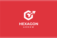Hexagon Arrow Logo Design Vector Product Image 2