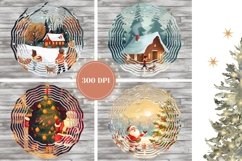 Santa Claus Wind Spinner, Winter Village Wind Spinner Design Product Image 2