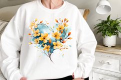 Spring Garden Clipart, Flowers Sublimation Designs Product Image 2