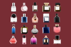 Realistic 3D Perfume Model Collection Product Image 2