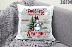 Frostys Christmas Market,Christmas Vintage Sign Sublimation Product Image 2