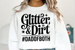 Glitter & Dirt svg | Svg Cut File | Shirt Svg Product Image 1
