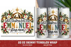 Jesus Brings Calmer Christmas PNG, Breathe Deep Christian Ch Product Image 1