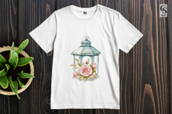 Floral Lantern Rose Set clipart sublimation png Product Image 2