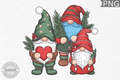 Christmas Gnome Sublimation - Clipart PNG Bundle Product Image 2