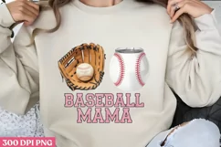 Baseball Mama PNG, Baseball Mama Sublimation PNG Product Image 2