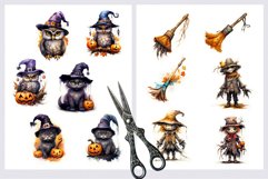 Halloween fussy cut, Halloween sticker, Junk journal Product Image 3