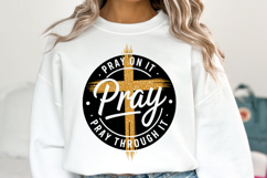 Pray on it Pray svg Design | Svg Cut Files | Shirt Svg Product Image 1