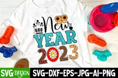 New Year 2023 Sublimation Design , New Year 2023 PNG Product Image 2