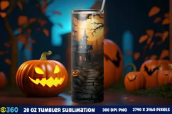 Halloween Tumbler Sublimation Wraps, Tumbler Halloween Product Image 2