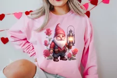 Cute Valentine Gnome Clipart, Gnome Clipart, Cute Gnome Product Image 2