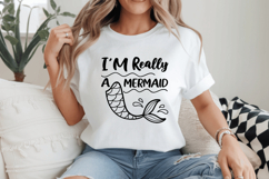 I&#039;m really a mermaid SVG Design, Mermaid SVG Design Product Image 2
