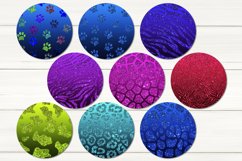 Glitter Animal print | Car coaster &amp; key chain design bundle Product Image 2
