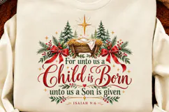 4 Christian Christmas Quote PNG Designs, 4 Christmas Faith Q Product Image 2