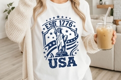 USA Est. 1776 Svg, USA 250th Anniversary Svg, Patriotic Svg. Product Image 3