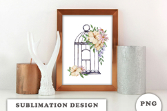 Watercolor Garden sublimation PNG Product Image 2