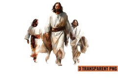 Watercolor Jesus Clipart Sublimation, PNG Product Image 1