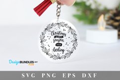 Christmas Round Sign svg|Christmas quotes svg Product Image 3