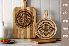 Celtic art SVG, Engraved Laser Cutting board SVG Product Image 1