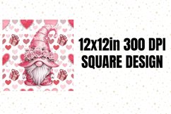 Valentine&#039;s Day Gnome Wind Spinner PNG Sublimation Design Product Image 2