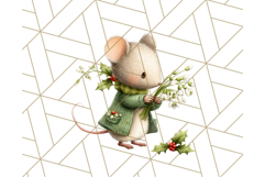 Winter Animal Masquerade Clipart PNG Woodland Animals Product Image 2
