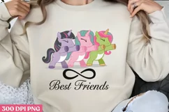 Best Friends PNG, Friendship Sublimation PNG Product Image 1