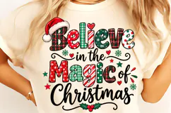 Believe In The Magic Of Christmas PNG, Merry Christmas PNG Product Image 2