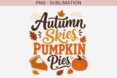 Autumn phrase png design for T-shirts Product Image 2